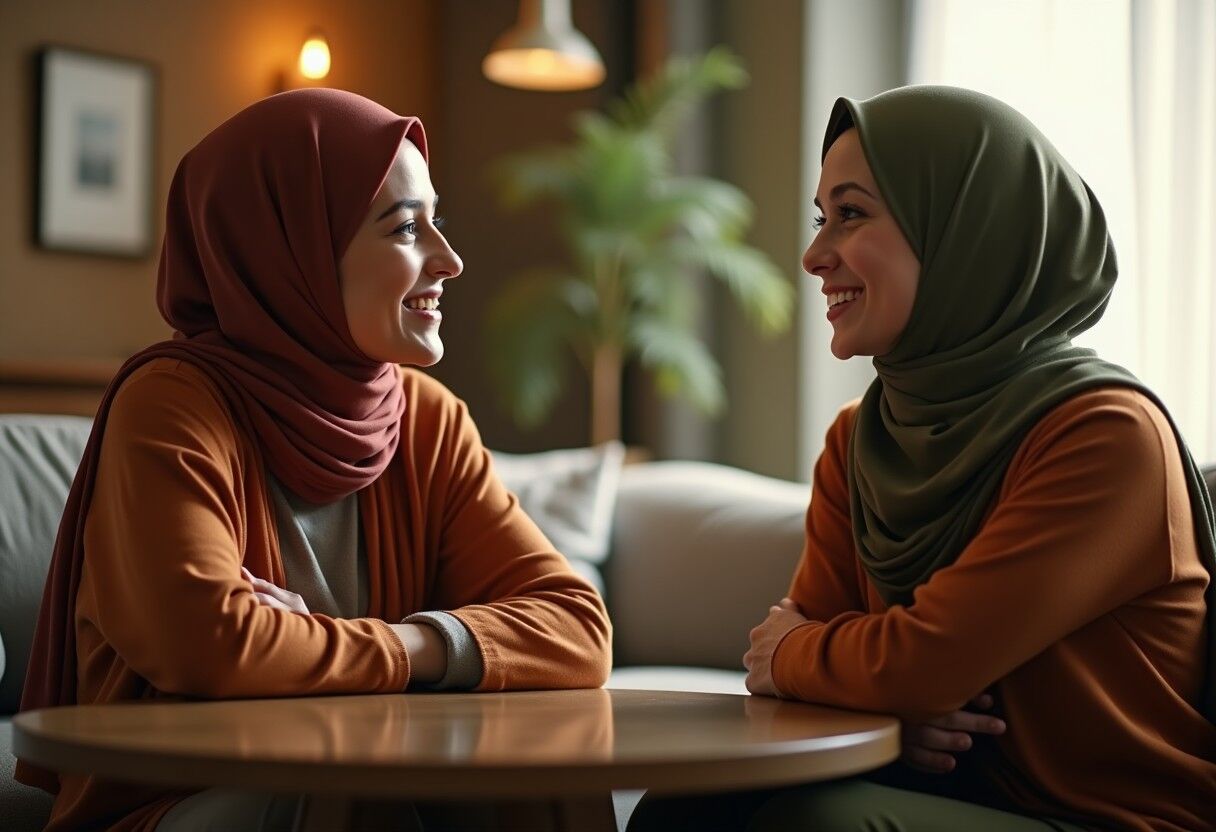 Yamina in een coaching-sessie met een cliënt